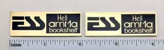 Ess Heil Amt - 1a Bookshelf Speaker Badge Logo Emblems
