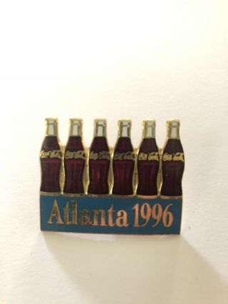 Atlanta 1996 Coca Cola Olympic Pin - Rare And