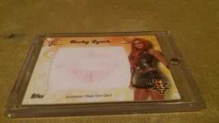 Wwe Topps Becky Lynch Kiss Card Nxt.  03/99 2016 Set.