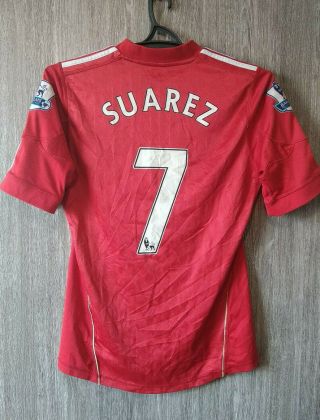 Liverpool Fc Suarez 7 Football Shirt Soccer Jersey Maglia Camiseta Mens Size S