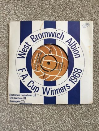 Vintage/retro West Bromwich Albion 1968 Record Albion Day Side 2 Albion Way
