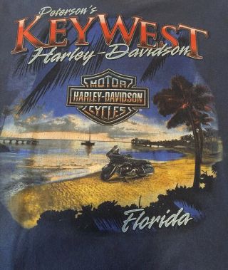 Harley - Davidson T - Shirt Men Xl Peterson 