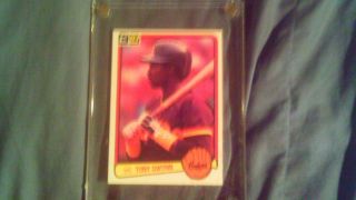 1983 Donruss Baseball 598 Tony Gwynn Rookie Card