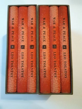 Limited Edition Club Tolstoy War And Peace Volumes 1 - 6 Ilustrations