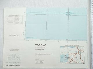 Tactical Pilotage Chart Tpc G - 4d Cyp/ira/isr/jor/leb/saud/sy/tur Large Scale Map