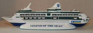 Royal Caribbean Legend Of The Seas Model Cruise Ship Souvenir Advertising