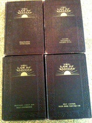 The Law of Success by Napoleon Hill 1937 2nd Printing Complete Set 8 Volumes 2