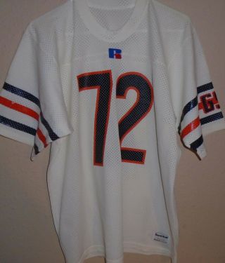 80s Vintage William “the Fridge” Perry Chicago Bears Sand Knit Jersey Xl