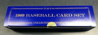 1989 Topps Tiffany Baseball Complete Set Johnson Biggio Rc Nm - Nm - Mt J2m 001