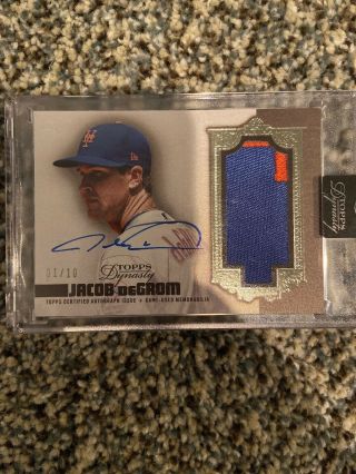 2019 Topps Dynasty Jacob Degrom Mets Auto Autograph
