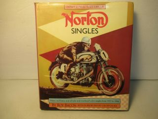 Norton Singles Book 1927 1966 Manx Inter Motorcycle Hard Cover Usa
