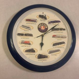 Lionel Train - Wall Clock - With Train Sounds At Top Of The Hour