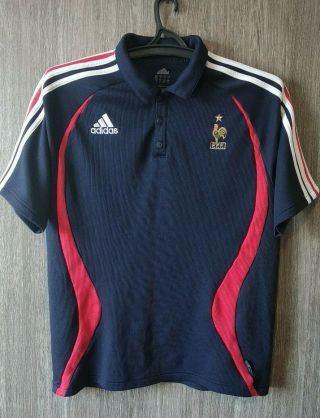 Adidas France Soccer National Team 2006 Football Jersey Shirt Top Mens Size L