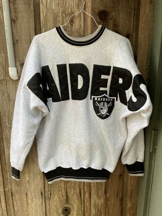 Vintage Oakland Raiders Mens Legend Athletic Sweatshirt Size Medium