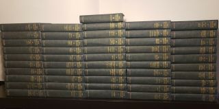 Harvard Classics 1909 - 10 Complete Set (1 - 50),  Lectures Blue Cloth P F Collier