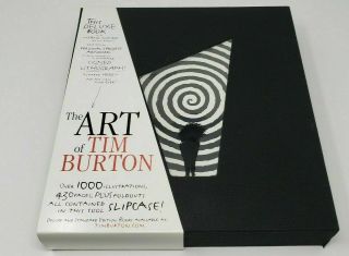 Signed The Art Of Tim Burton: Deluxe Edition Slipcase Signed Clown Lithograph