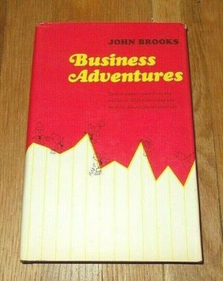 Business Adventures By John Brooks 1969 1st / 1st Bill Gates Favorite Book