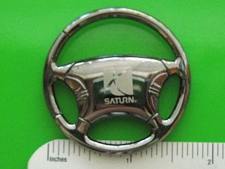 Saturn - Steering Wheel Keychain/ Keyring Box