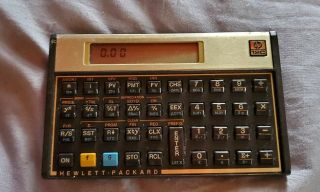 Vintage Hp 12c Scientific Calculator,  No Case