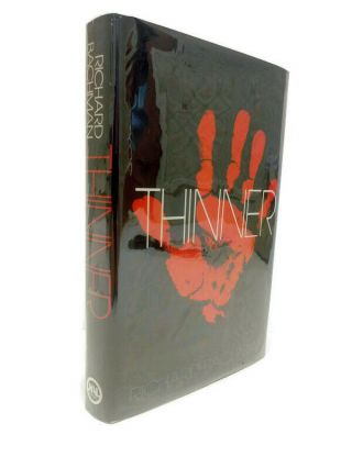Thinner Book Stephen King Richard Bachman 1st Edition Printing Hardcover First