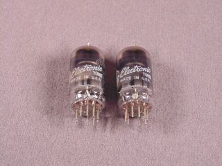 2 6dj8 Ge 1960s Hifi Ham Radio Amplifier Vacuum Tubes Matching Codes Ky