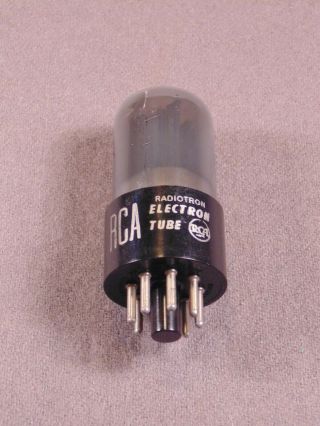 1 6sn7gt Rca Gray Glass Hifi Amplifier Vintage Vacuum Tube Code 7 - 48