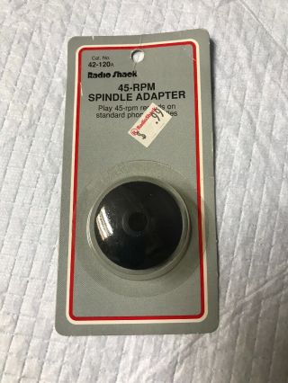 Realistic Radio Shack 42 - 120a 45rpm Automatic Spindle Adaptor Old Stock