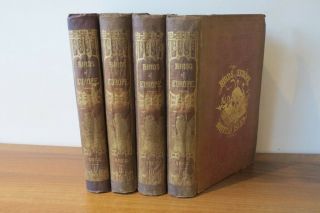 1866 - 7 - C.  R.  Bree - History Of The Birds Of Europe - 4 Volume Illustrated Set