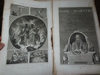 1814 Foxe Book Of Martyrs With 63 Plates Or Acts & Monuments Of The Church Fox