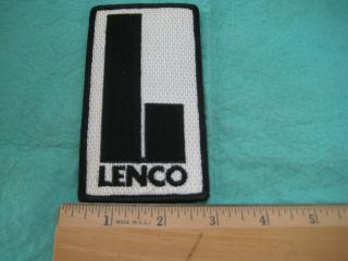 Vintage Lenco Racing Transmission Equipment Service Dealer Uniform Patch