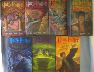 Harry Potter First Edition First Printing Complete Set 1 - 7 Hardback Rowling