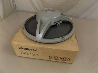 Electro - Voice Ev Michigan Mc12 12 " Full Range Whizzer Cone Driver Speaker,  Box
