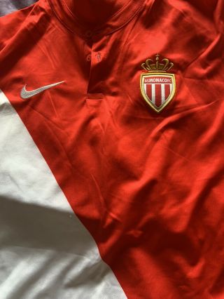 Vintage Shirt Nike As Monaco Fc Home 2014 - 15 Jersey Camiseta Size: M Medium Nike