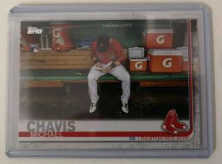 Michael Chavis 2019 Topps Update Rc Ssp Photo Variation Us170 Red Sox