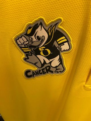 Men ' s XL Nike Oregon Ducks Stop Cancer Doernbecher Freestyle Elite GOLF Polo 3