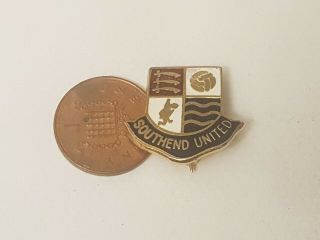 Vintage Southend United Enamel Pin Badge