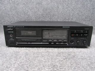 Onkyo Ta - 2000 Stereo Cassette Tape Deck Dubbing Recorder