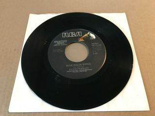 Elvis Presley - Blue Suede Shoes - Rca Mono 45rpm Vintage Vinyl Record Lp Pb - 11107