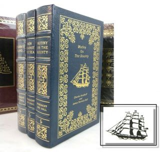Mutiny On The Bounty Trilogy - Easton Press - Pitcairn 
