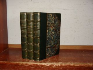 Old Divine Comedy Of Dante Alighieri Leather Book Set 1895 Poems Inferno Hell,