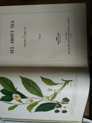All About Tea By William H.  Ukers First Edition Two Volume Set