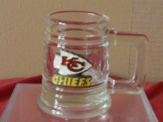 Nfl Kansas City Chiefs Mini Mug Style 1 Oz Shot Glass,  Pre - Owned