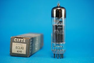 Cifte Ecl82 Nos Nib Triode Beam Power Audio Tube Valve Rohre 6bm8 (g)