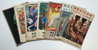 Mexican Art & Life.  A Complete Set.  7 Issues.  1938 - 1939.