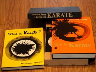 Set Of 3 Masutatsu Oyama Karate Books This Is Karate,  What Is Karate Advanced Ka