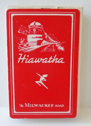 The Milwaukee Road / 1986 Hiawatha Playing Cards / Railroad / Railway