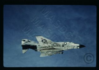 050 Duplicate Aircraft Slide - F - 4j Phantom Buno 155787 Ng104 Vf - 96 Early 1970s