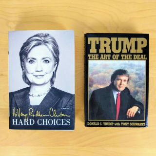2016 Election Complete Set Trump & Hillary Signed Books Art of Deal Hard Choices 2
