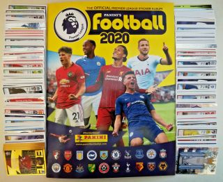 Panini Premier League Football 2020 Complete Set Of 636 Stickers & Album 2019/20