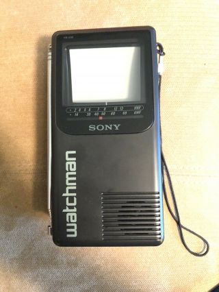 Sony Watchman Fd - 230 B & W Portable Tv Antenna Analog 1994
